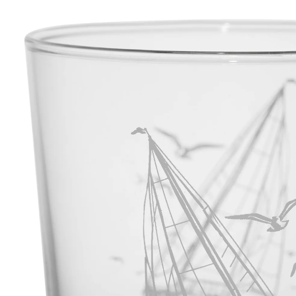 Gobelet voilier en verre blanc 36cl - Bodega