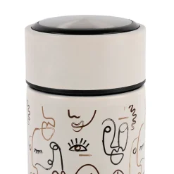 Gourde isotherme avec filtre beige 45cl -terre brulée