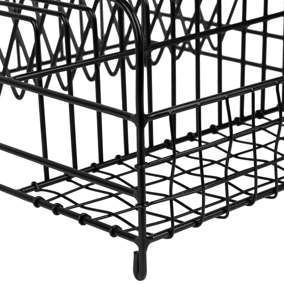 Égouttoir en fer noir 35x34cm