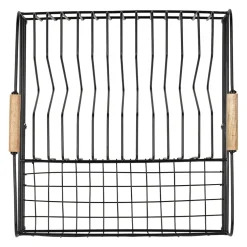 Égouttoir en fer noir 35x34cm