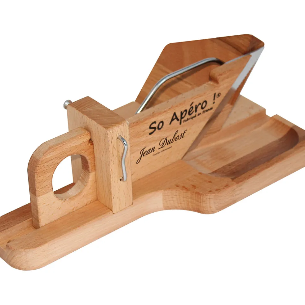 Guillotine à saucisson en hêtre