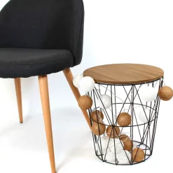 Guirlande boule blanc et or 20 leds