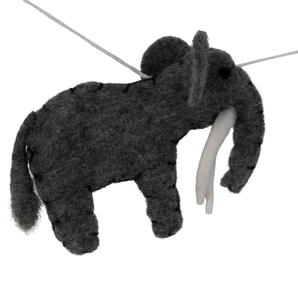 Guirlande murale en feutre multicolore 1.5m - Zawadi