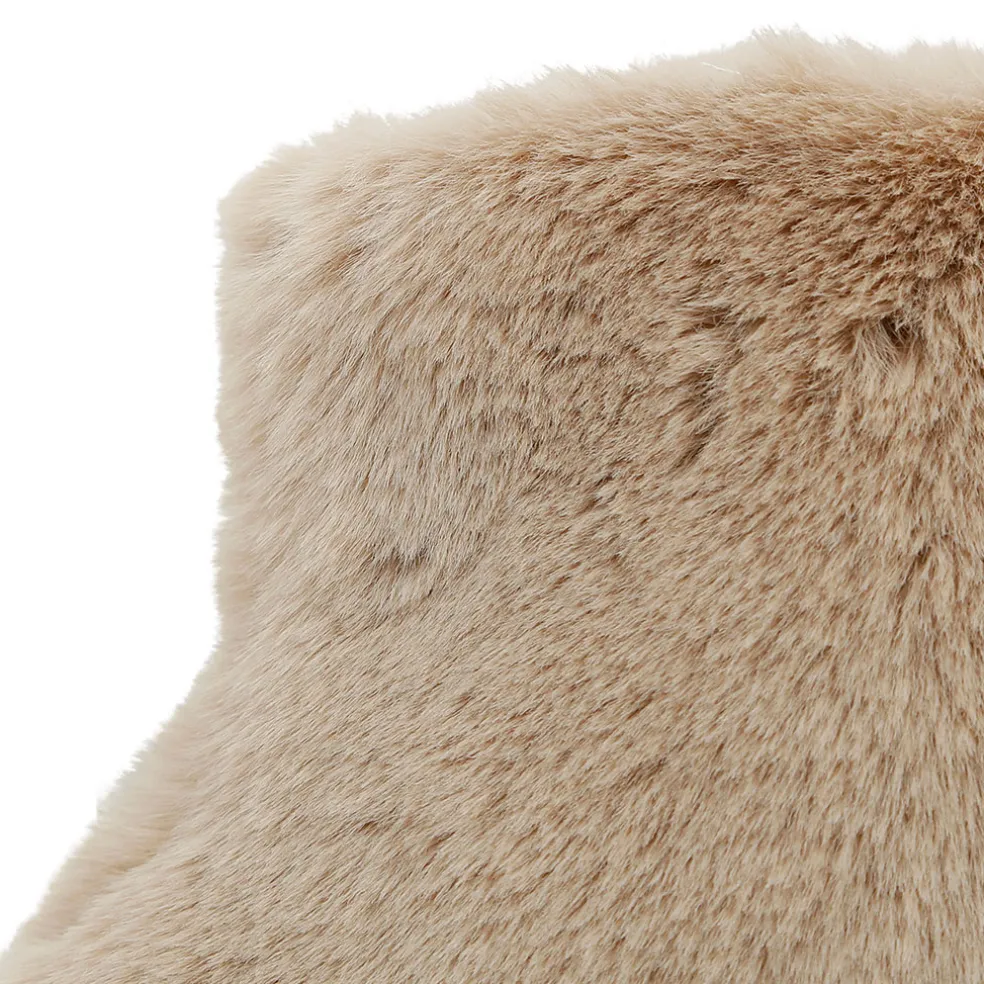 Housse bouillotte en tissu peluché - Adalie