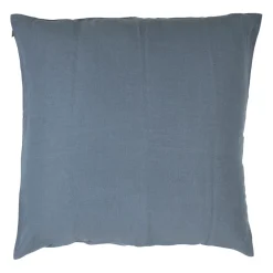 Housse coussin en lin turquin 80x80cm - Porticcio