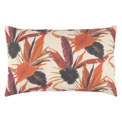 Housse coussin en tissu et coton multicolore 50x30cm - Palmera