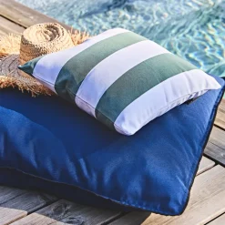 Housse coussin en tissu marine 80x80cm - Bimini