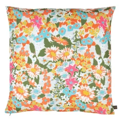 Housse coussin en tissu paprika 80x80cm - Faro