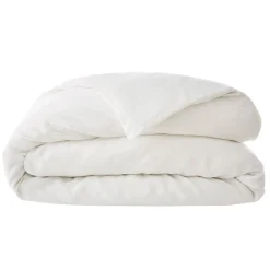 Housse de couette en lin lavé craie 240x220cm - Soline