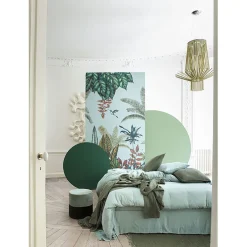 Housse de couette en voile de coton kaki 260x240cm - Dili