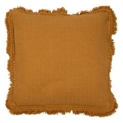Housse de coussin amerida Moutarde en Coton