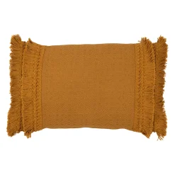 Housse de coussin amerida Moutarde en Coton