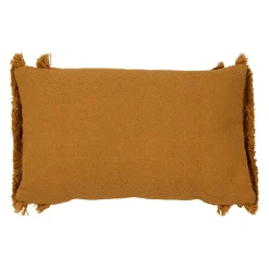 Housse de coussin amerida Moutarde en Coton