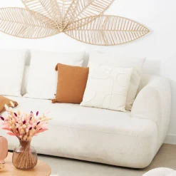 Housse de coussin blanc 45x45cm - arty