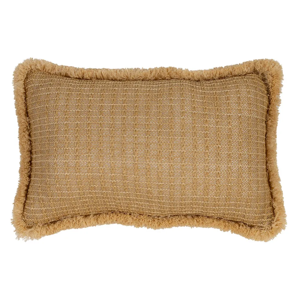 Housse de coussin d'extérieur en tissu naturel 50x30cm - Garden