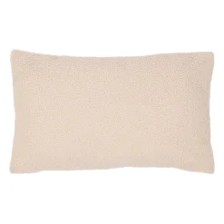 Housse de coussin en bouclettes ecru 50x30cm - Funny