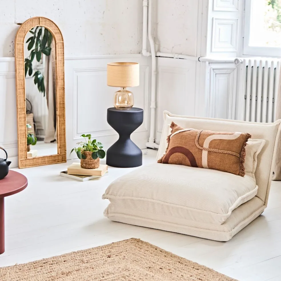 Housse de coussin en coton terracotta 50x30cm - Organic