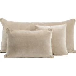 Housse de coussin en coton craie 80x80cm - Delhi