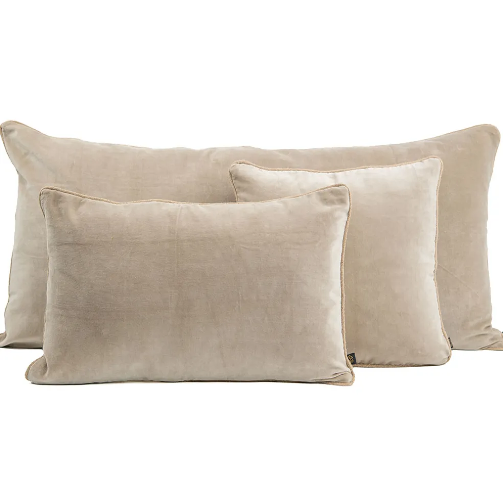 Housse de coussin en coton craie 80x80cm - Delhi