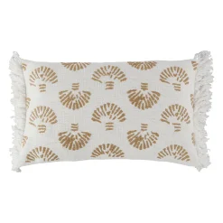 Housse de coussin en coton beige 50x30cm - Jaklel