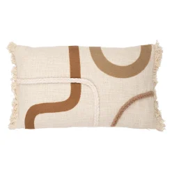 Housse de coussin en coton ecru 50x30cm - Manarola