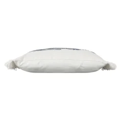 Housse de coussin en coton poisson bleu marine 50x30cm - Bord De Mer