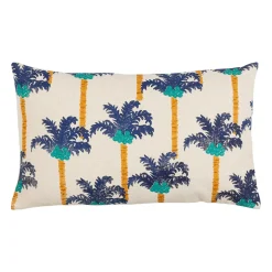 Housse de coussin en coton multicolore 50x30cm - Mocoa