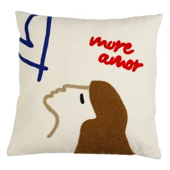 Housse de coussin en coton multicolore 45x45cm - Bellagio