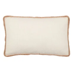 Housse de coussin en coton écru 50x30cm - Seguia