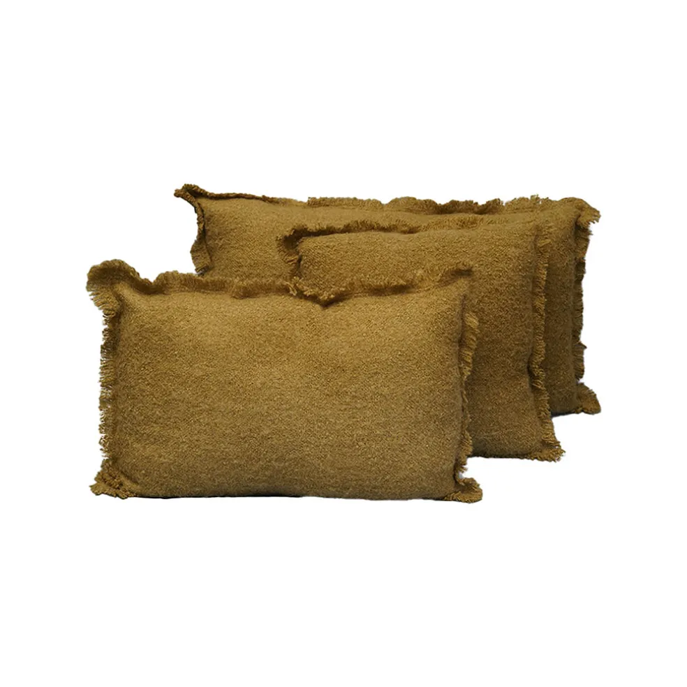 Housse de coussin en laine gold 50x80cm - Aspen