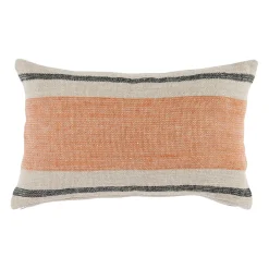 Housse de coussin en lin brique 50x30cm - Hemlin