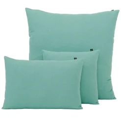Housse de coussin en lin et coton céladon 80x80cm - Figari