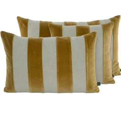 Housse de coussin en lin gold 50x80cm - Brisbane