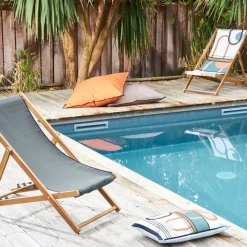 Housse de coussin exterieur 80x80cm Lin - Bimini