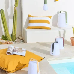 Housse de coussin extérieur 80x80cm curry - Bimini