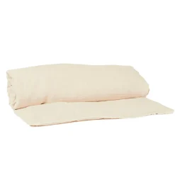 Housse d'édredon en lin et coton naturel 85x200cm - Limy