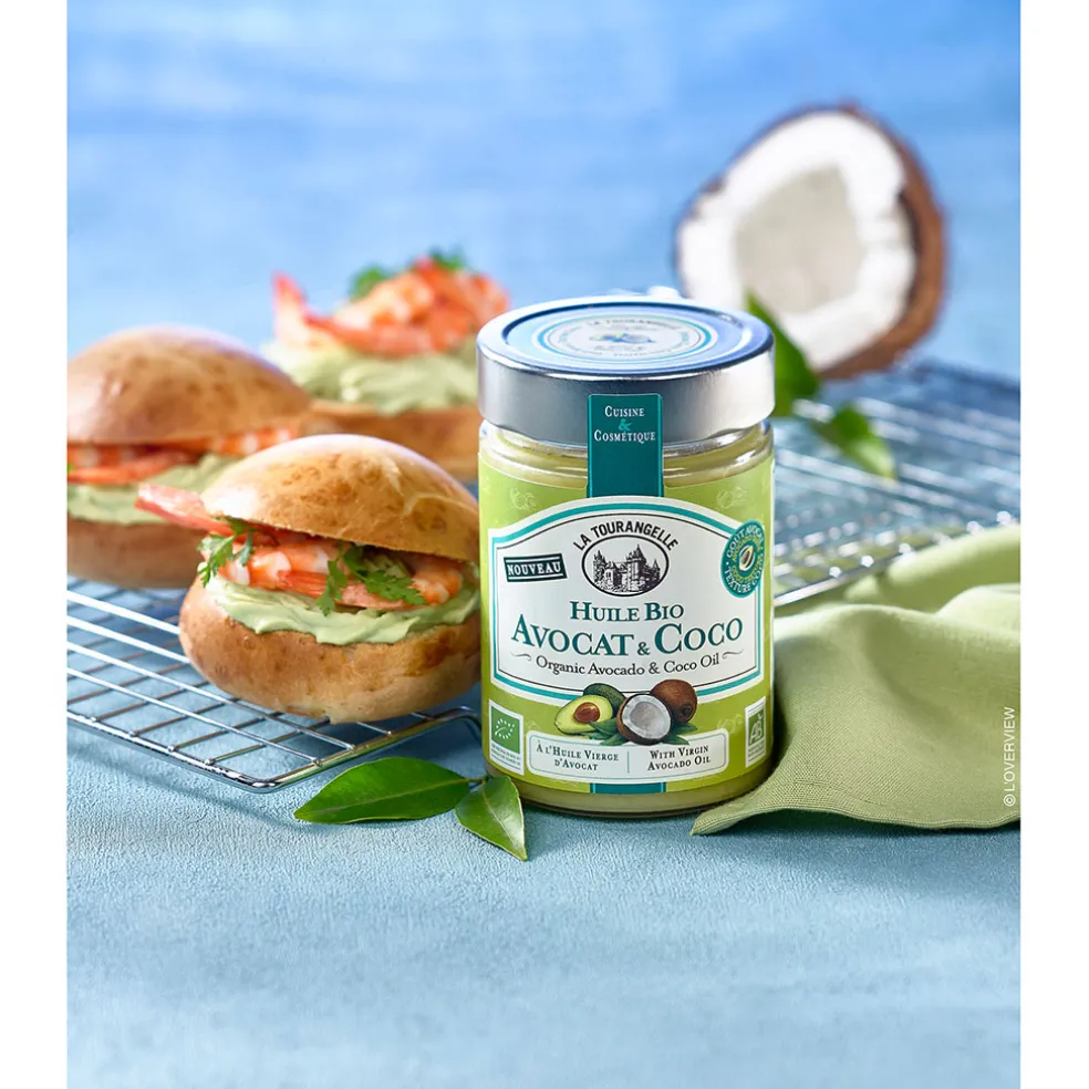 Huile avocat et coco bio 314ml