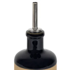 Huilier et vinaigrier en grès bleu marine 27.5cl/17.5cl - Jade