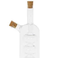 Huilier vinaigrier en verre borosilicate transparent 25cl - Voidita