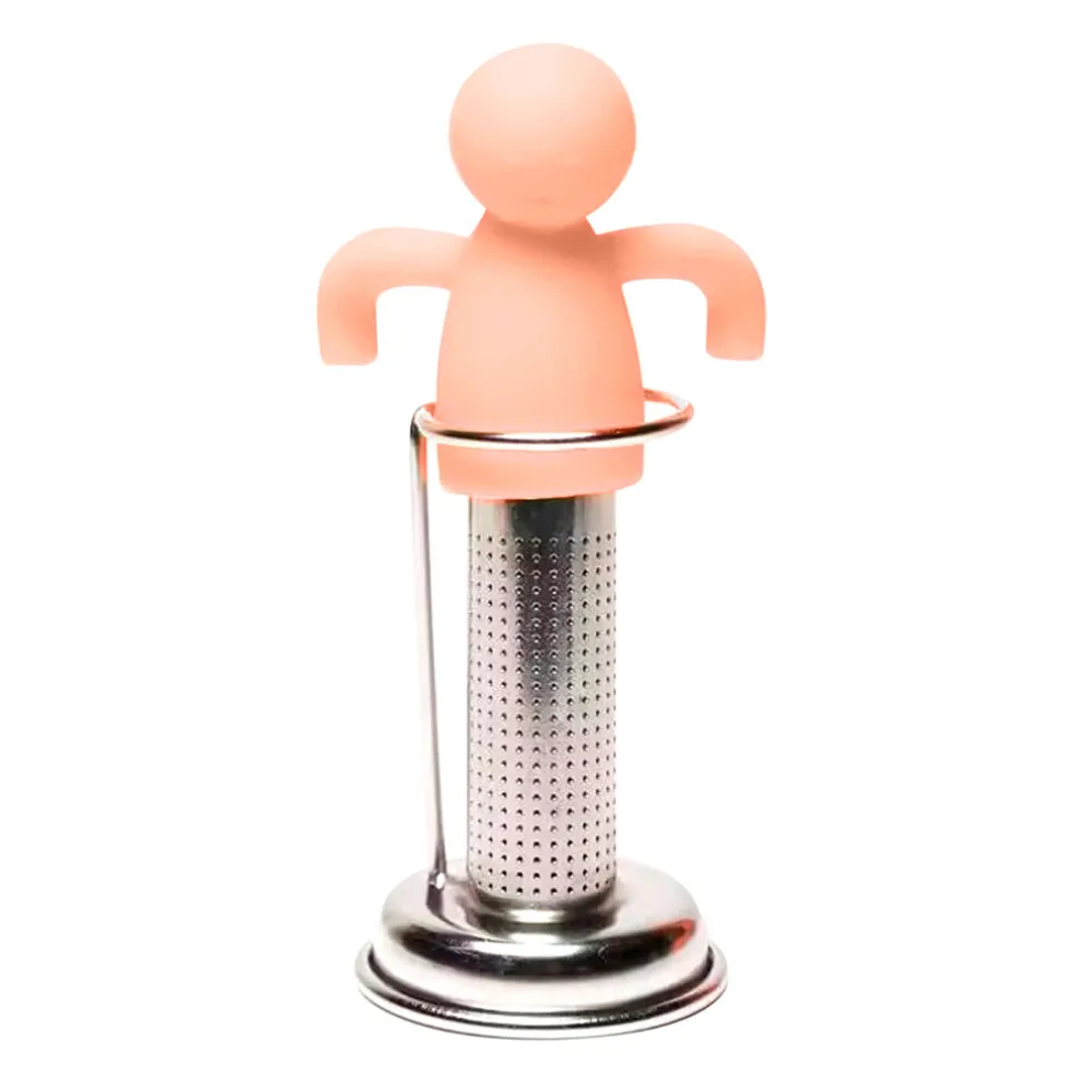 Infuseur thé en inox pêche - Bonhomme