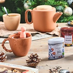 Infuseur thé en inox pêche - Bonhomme