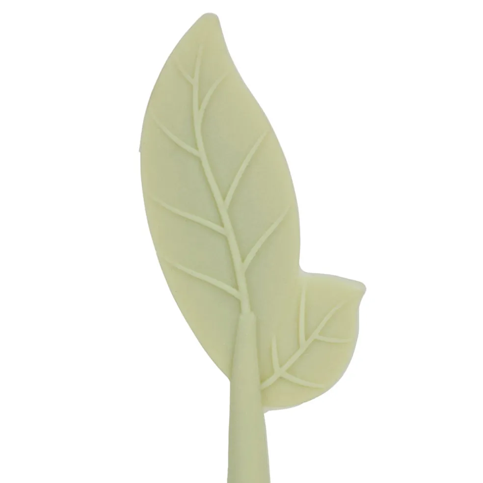 Infuseur thé en inox vert d'eau - Feuille