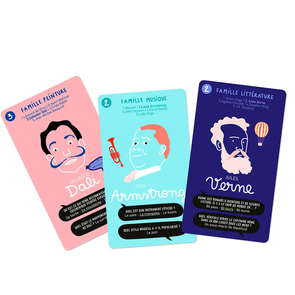Jeu de 7 familles super artistes