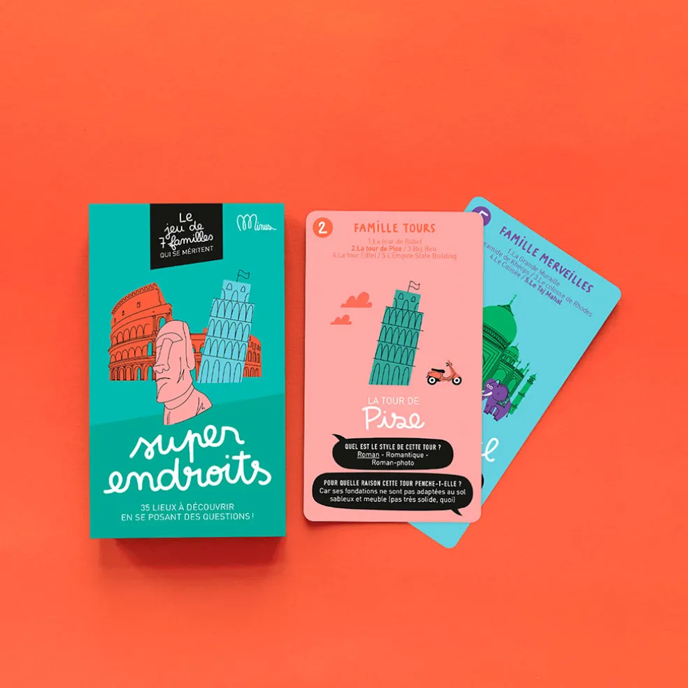 Jeu de 7 familles super endroits