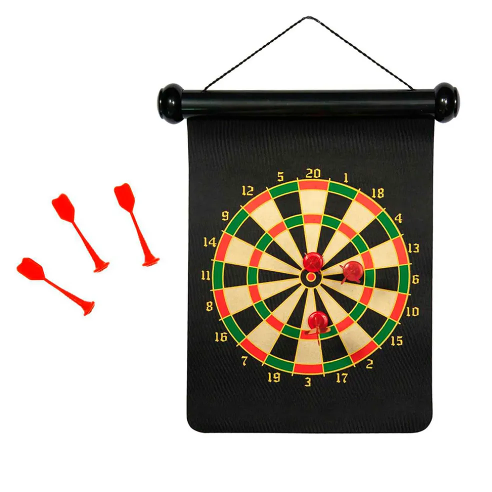 Jeu de flechettes magnetiques noir