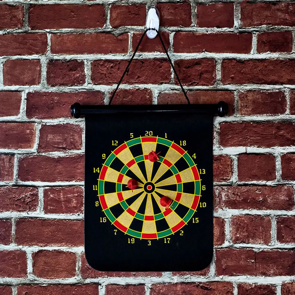 Jeu de flechettes magnetiques noir