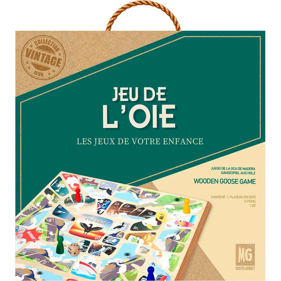 Jeu de l'oie en bois