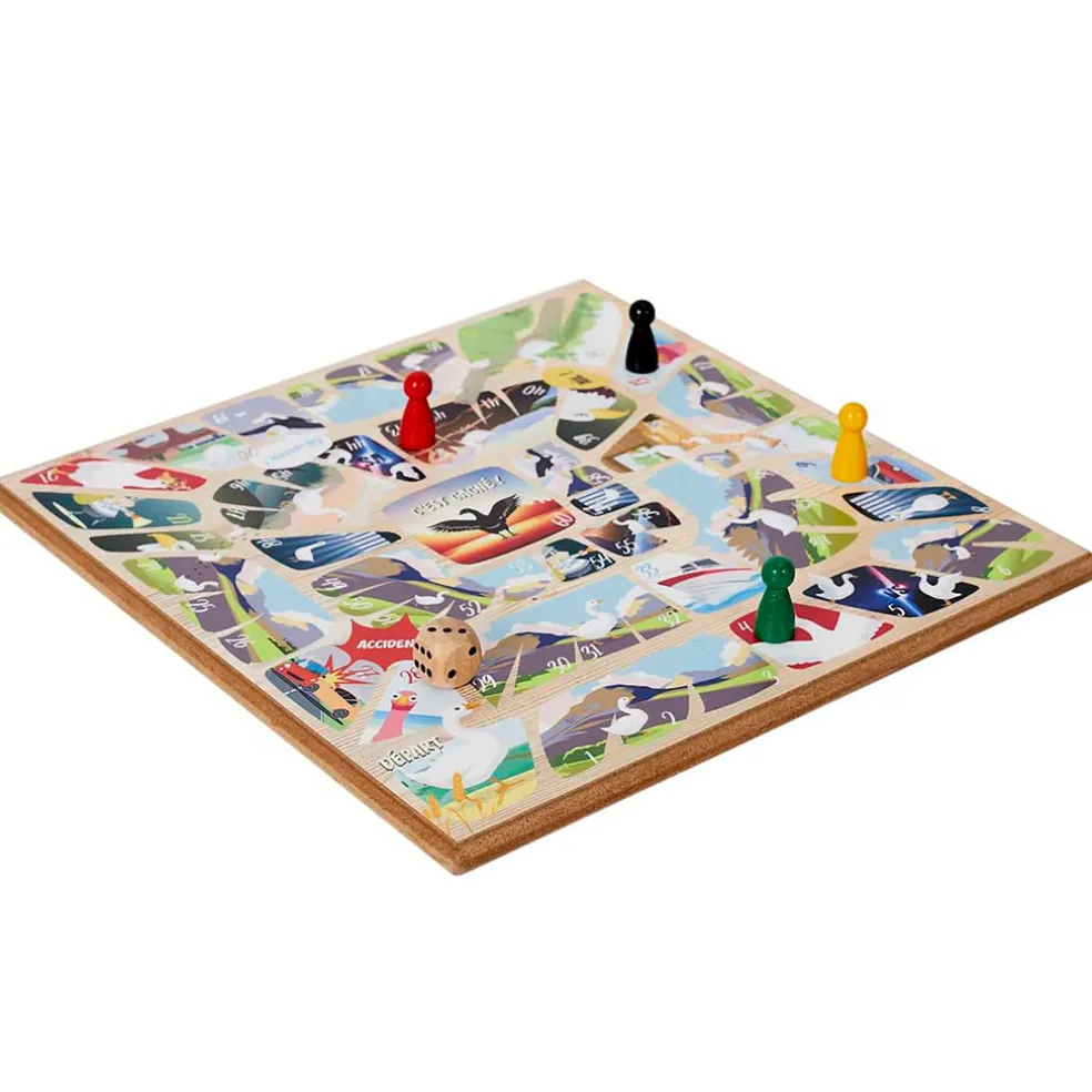 Jeu de l'oie en bois