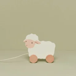 Jouet à tirer mouton en bois - Little Farm