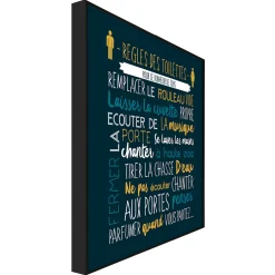 Lambox w regl toilettes 40x40cm g lama noir